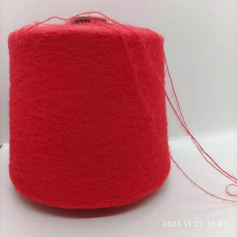 La piel como la suposición del 1.3cm cuenta un cuento a Mink Yarn With Streight Pile de nylon para hacer el suéter